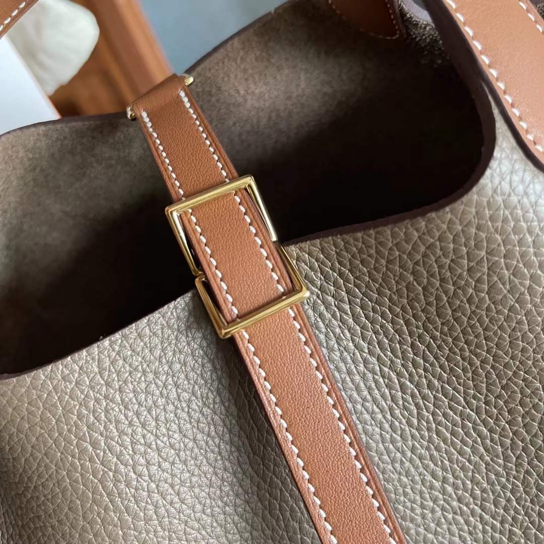 人気★【HERMES】ピコタンロック PM１８ エトゥープ ピコタンロックMM エトゥープ ベージュ[H060991CC18] Picotin
