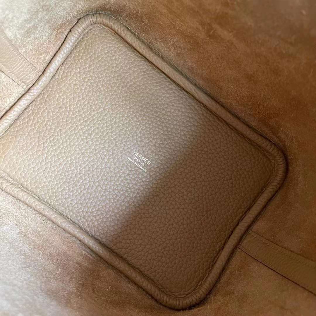 エルメス ピコタンロックPM/18 ビスキュイ トリヨンクレマンス ゴールド金具 【H品】 HERMES Picotin lock PM/18 Biscuit(4B) Taurillon Clemence Gold Buckle【NEW】 - 画像 (8)