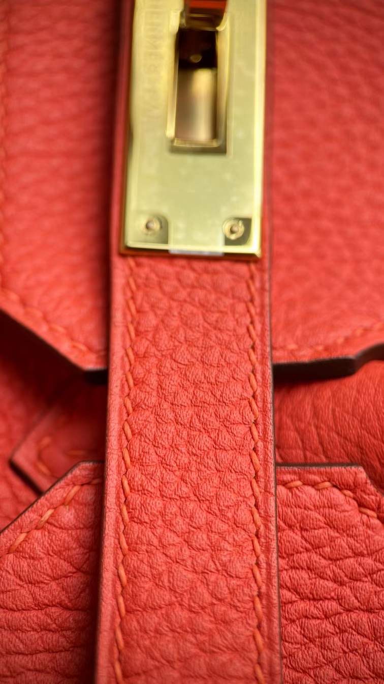 HERMES バーキン30 フュー トゴ ゴールド金具 【H品】 - 画像 (2)