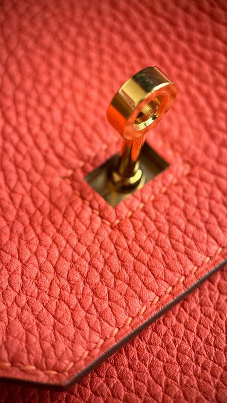 HERMES バーキン30 フュー トゴ ゴールド金具 【H品】 - 画像 (3)