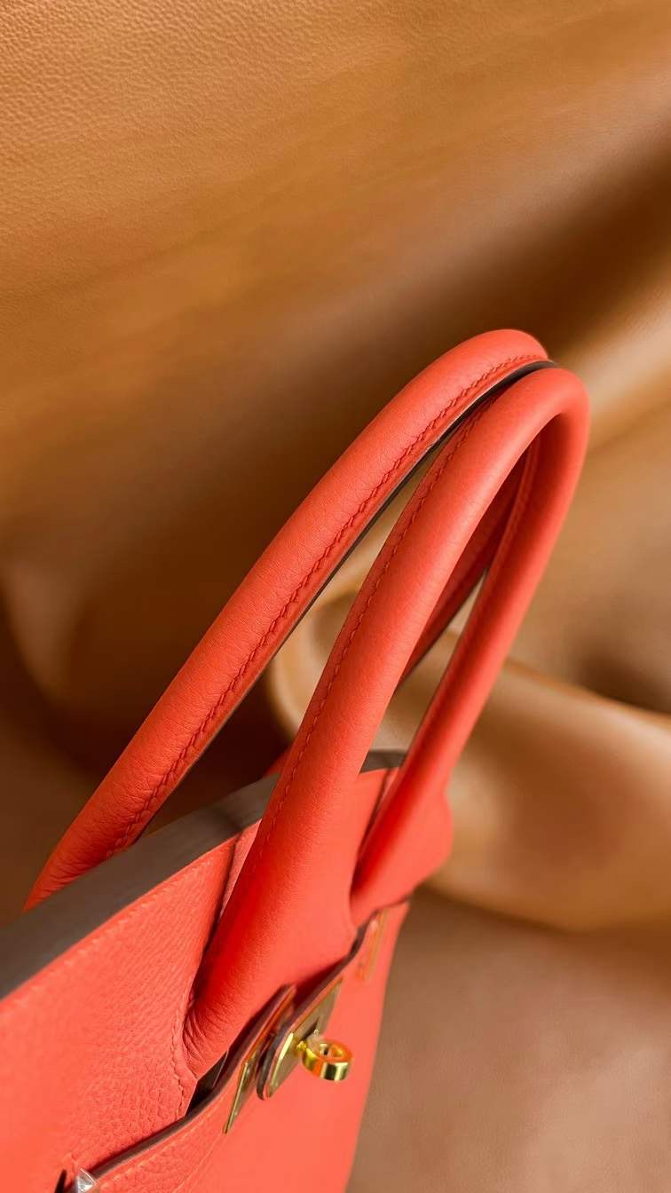 HERMES バーキン30 フュー トゴ ゴールド金具 【H品】 - 画像 (4)