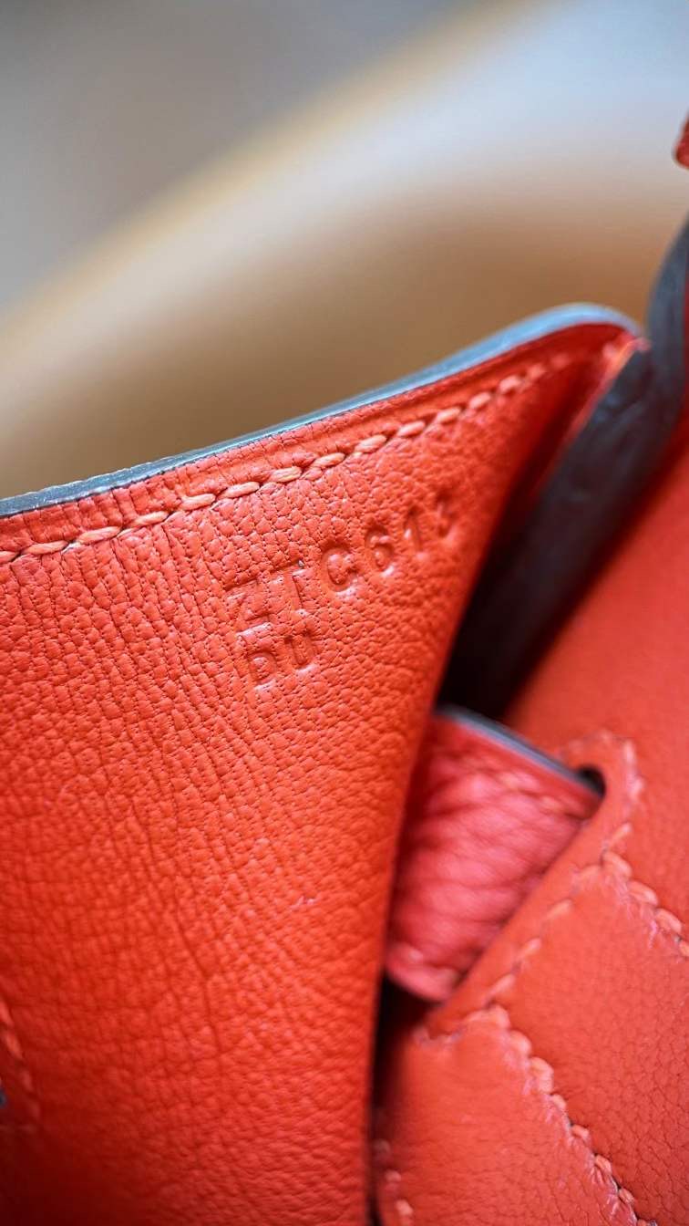 HERMES バーキン30 フュー トゴ ゴールド金具 【H品】 - 画像 (5)