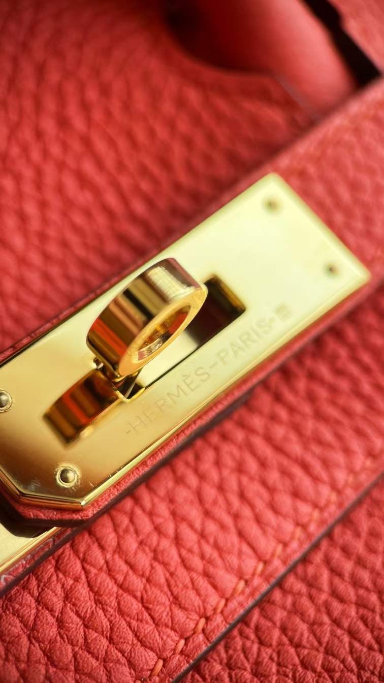 HERMES バーキン30 フュー トゴ ゴールド金具 【H品】 - 画像 (8)