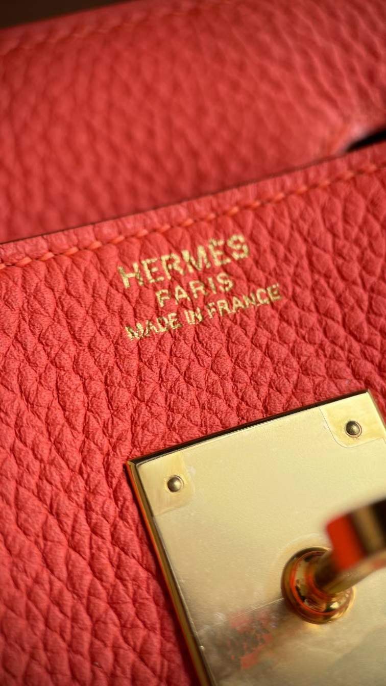 HERMES バーキン30 フュー トゴ ゴールド金具 【H品】 - 画像 (9)