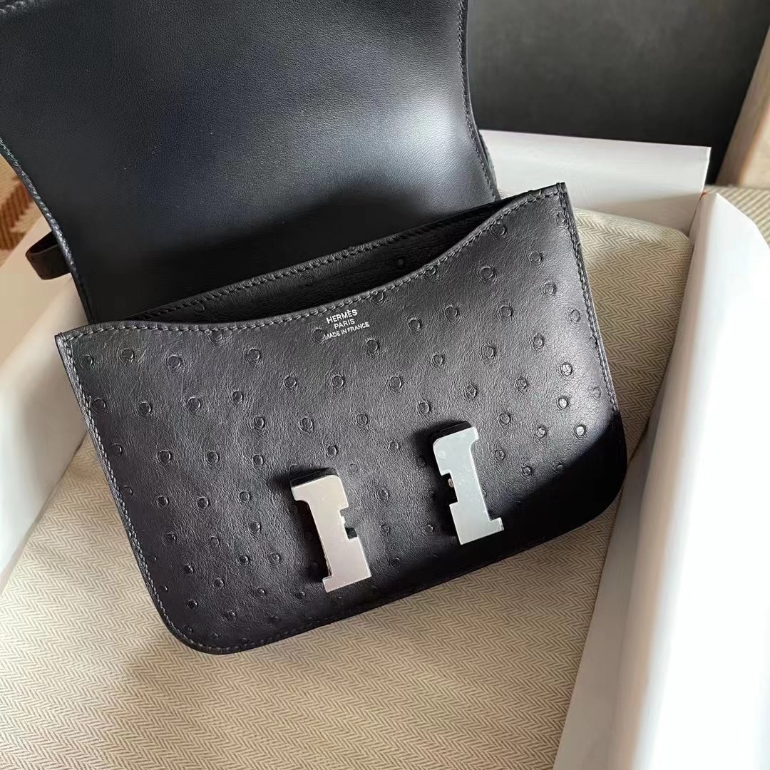 美品 エルメス ラムスキン コンスタンス ケリー 6 グローブ 黒 レディース エルメス<br>コンスタンス ロング<br>クロ<br>クロコダイル
