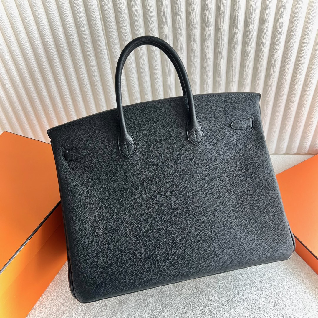 HERMES バーキン40 ブラック シルバー金具 エルメス バーキン40 ブラック トゴ シルバー金具 | エルメス