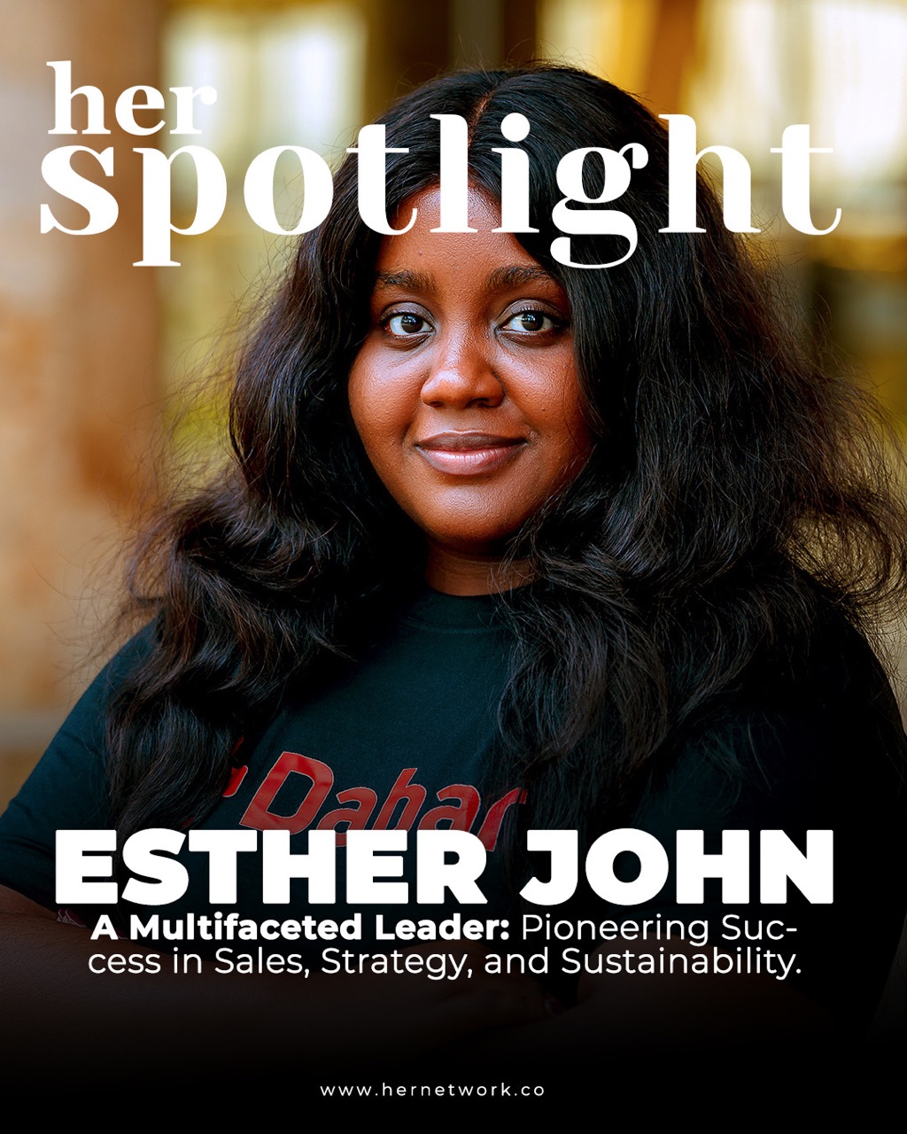 Esther John: Pioneering Success in Sales, Strategy, and Sustainability.