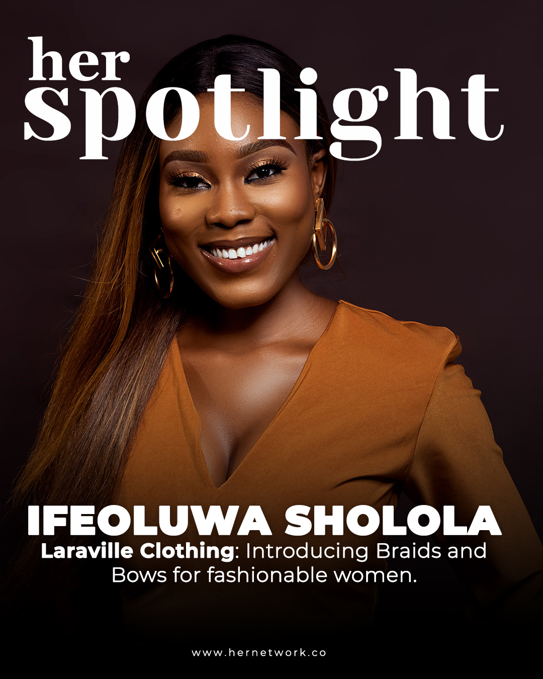Spotlight on Her: Ifeoluwa Sholola’s Laraville Clothing introduces Braids and Bows.