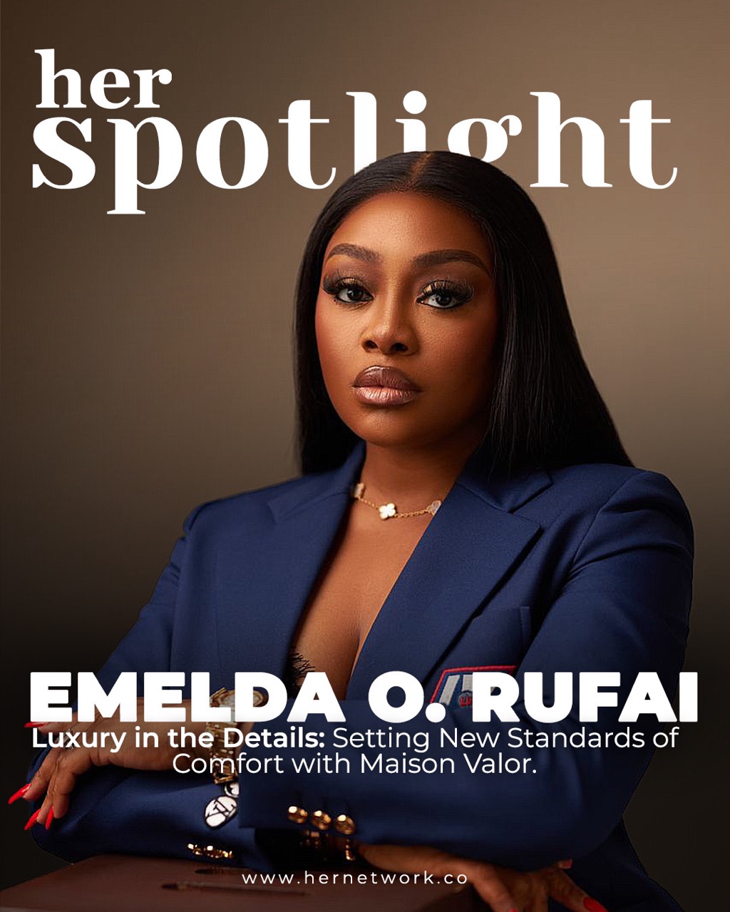 Emelda O. Rufai: Setting New Standards of Comfort with Maison Valor.