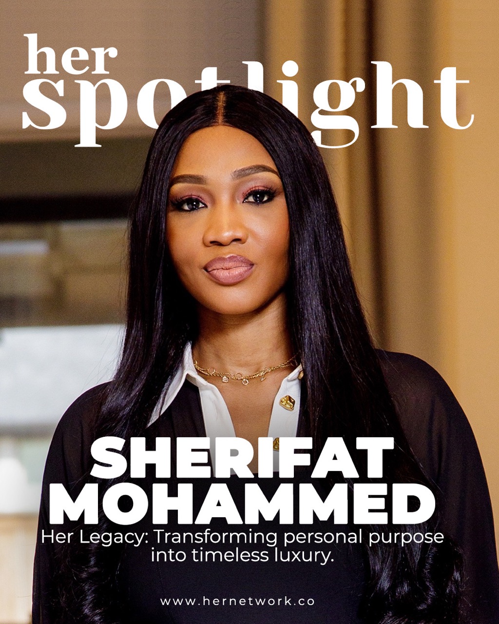 Sherifat Mohammed: Transforming personal purpose into timeless luxury.