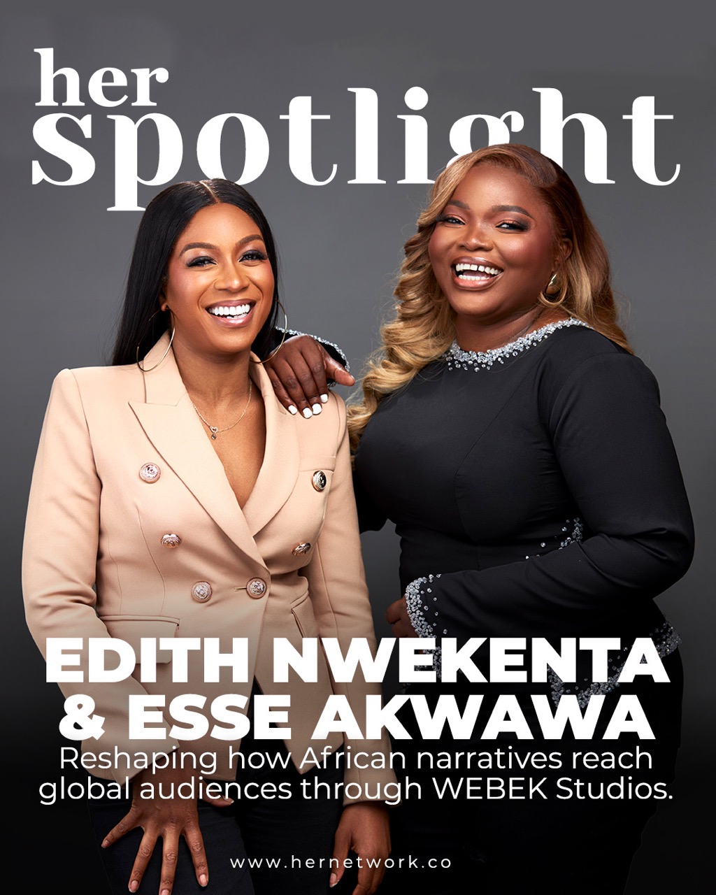 Esse Akwawa and Edith Nwekenta are reshaping how African narratives reach global audiences through WEBEK Studios.