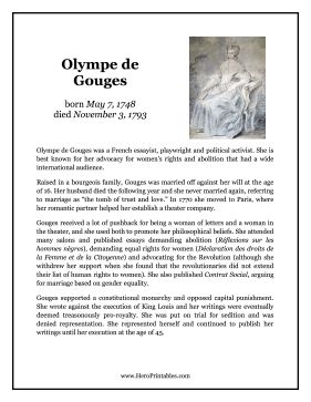 Biography Of Olympe De Gouges French Activist - 8K Space Patterns for Desktop