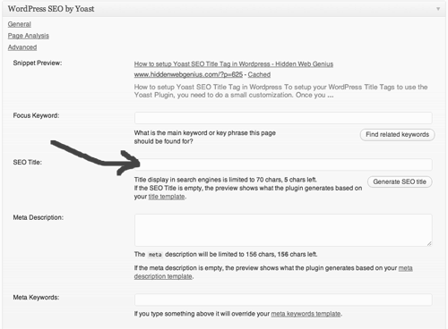 You can manually type the header tags in the text editor in wordpress. How to setup Yoast SEO Title Tag in Wordpress
