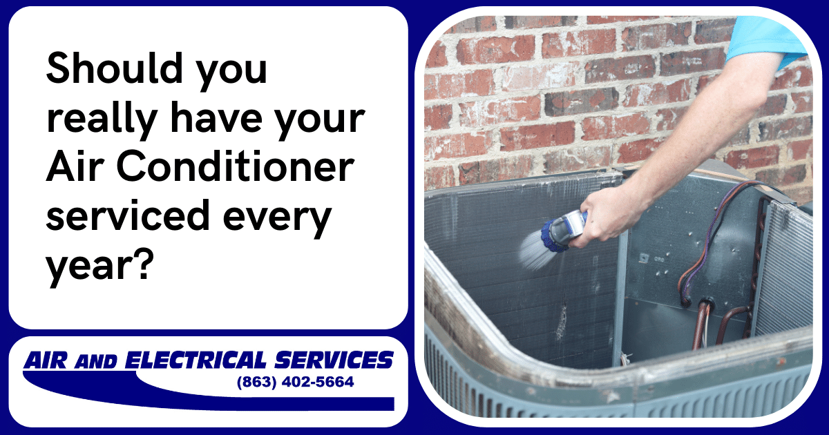 Should you really have your air conditioner serviced every year?