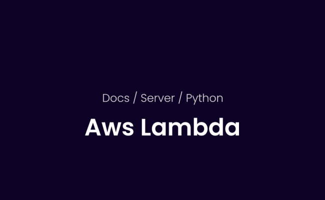 AWS Lambda Python