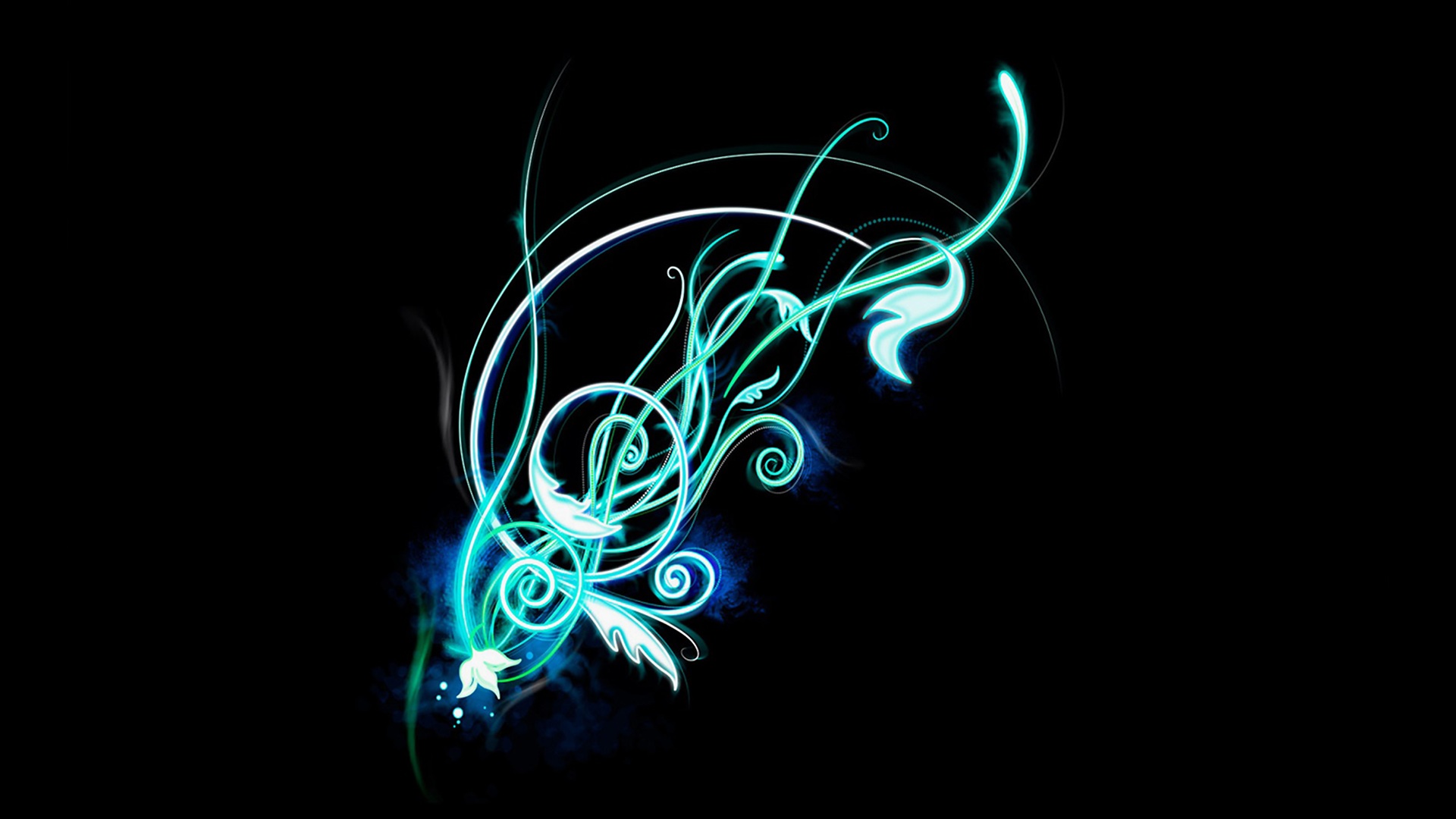 Walls are a huge part of any room, so there's no reason to stick to boring ones. Intricate Glowing Pattern - HD Wallpapers
