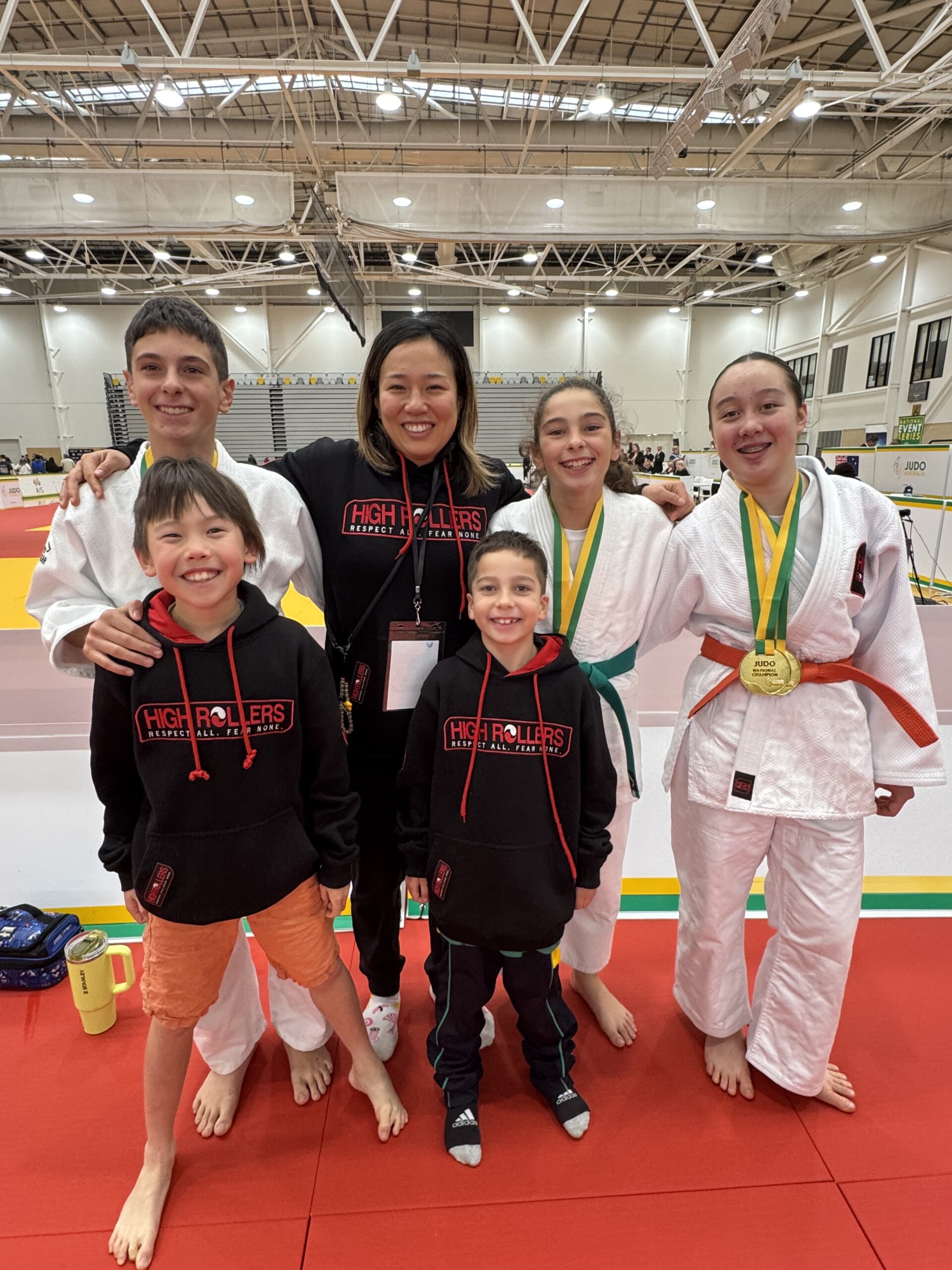 Featured image for “Three from Three: High Rollers Canberra Kids Crowned National Judo Champions on the Gold Coast”