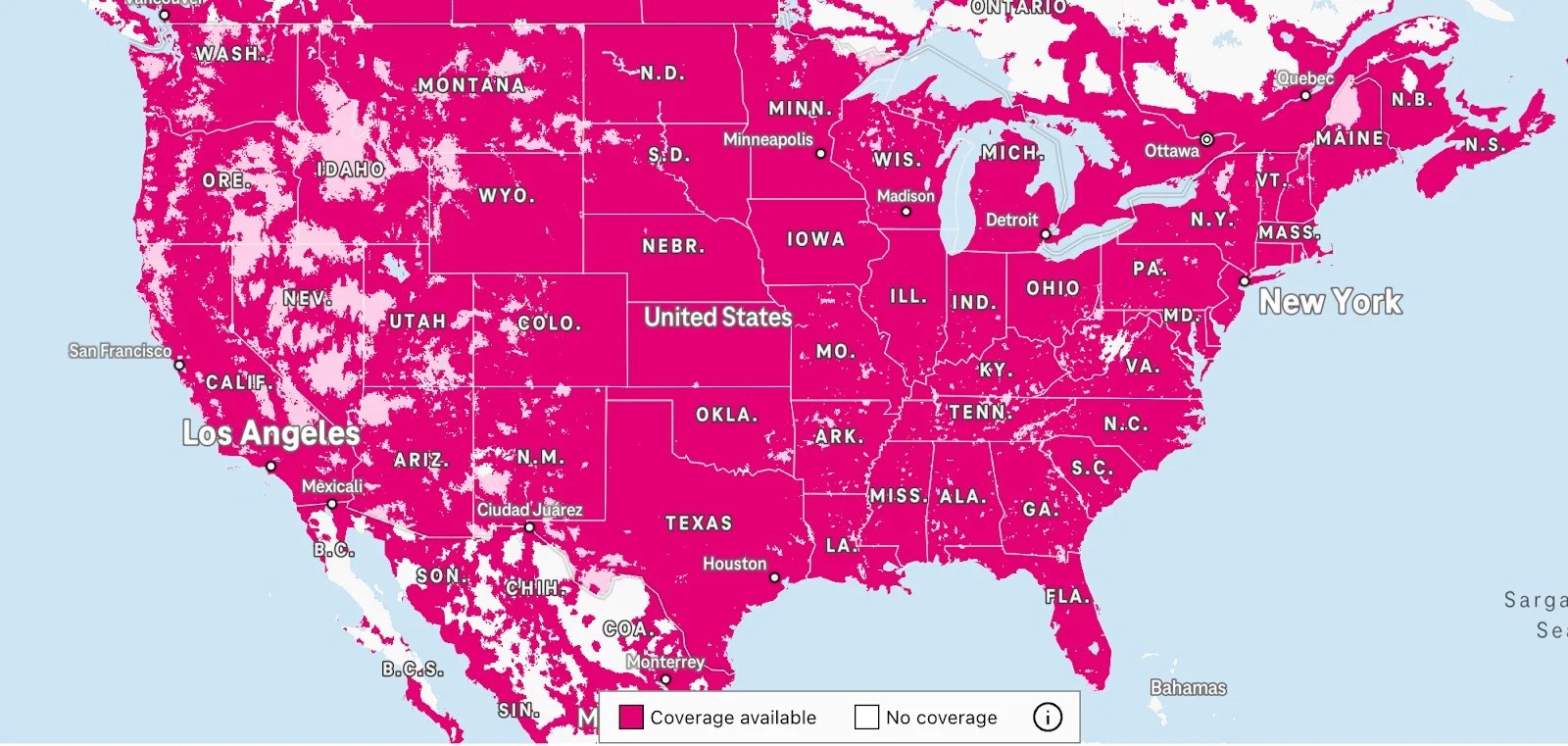 What To Expect When T Mobile Takes Over Com T Satellite Coverage Map 2025.webp