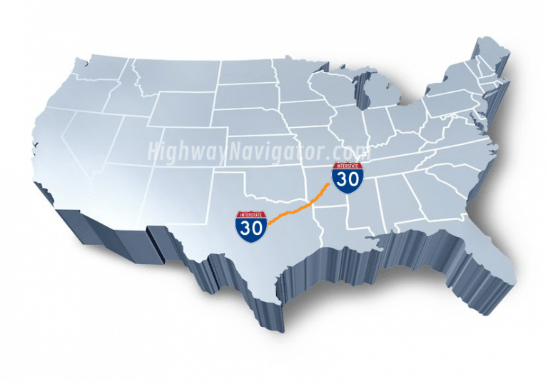 Interstate 30 Traffic Accidents Driving Conditions I30 Map 768x535 