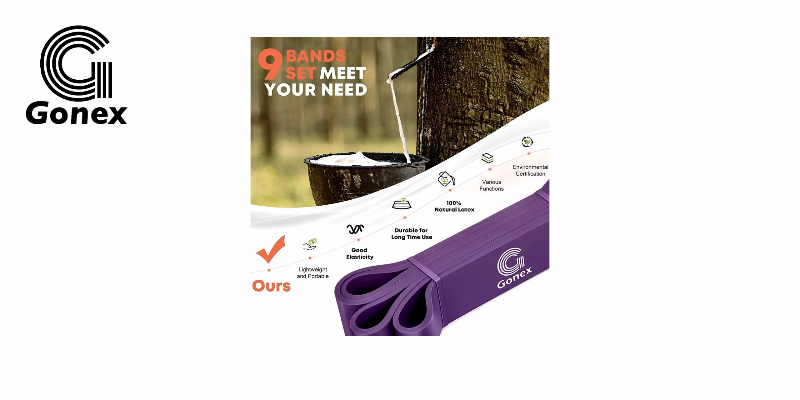 BANDAS DE RESISTENCIA GONEX