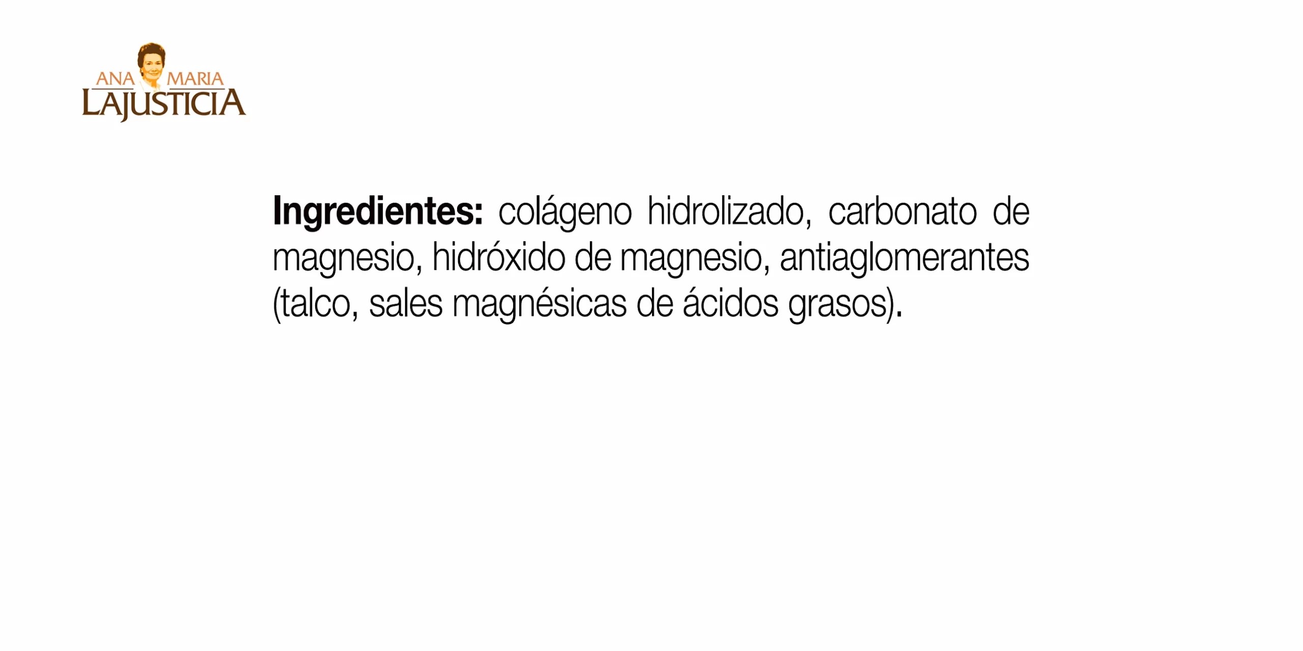 COLÁGENO CON MAGNESIO DE ANA MARÍA LAJUSTICIA
