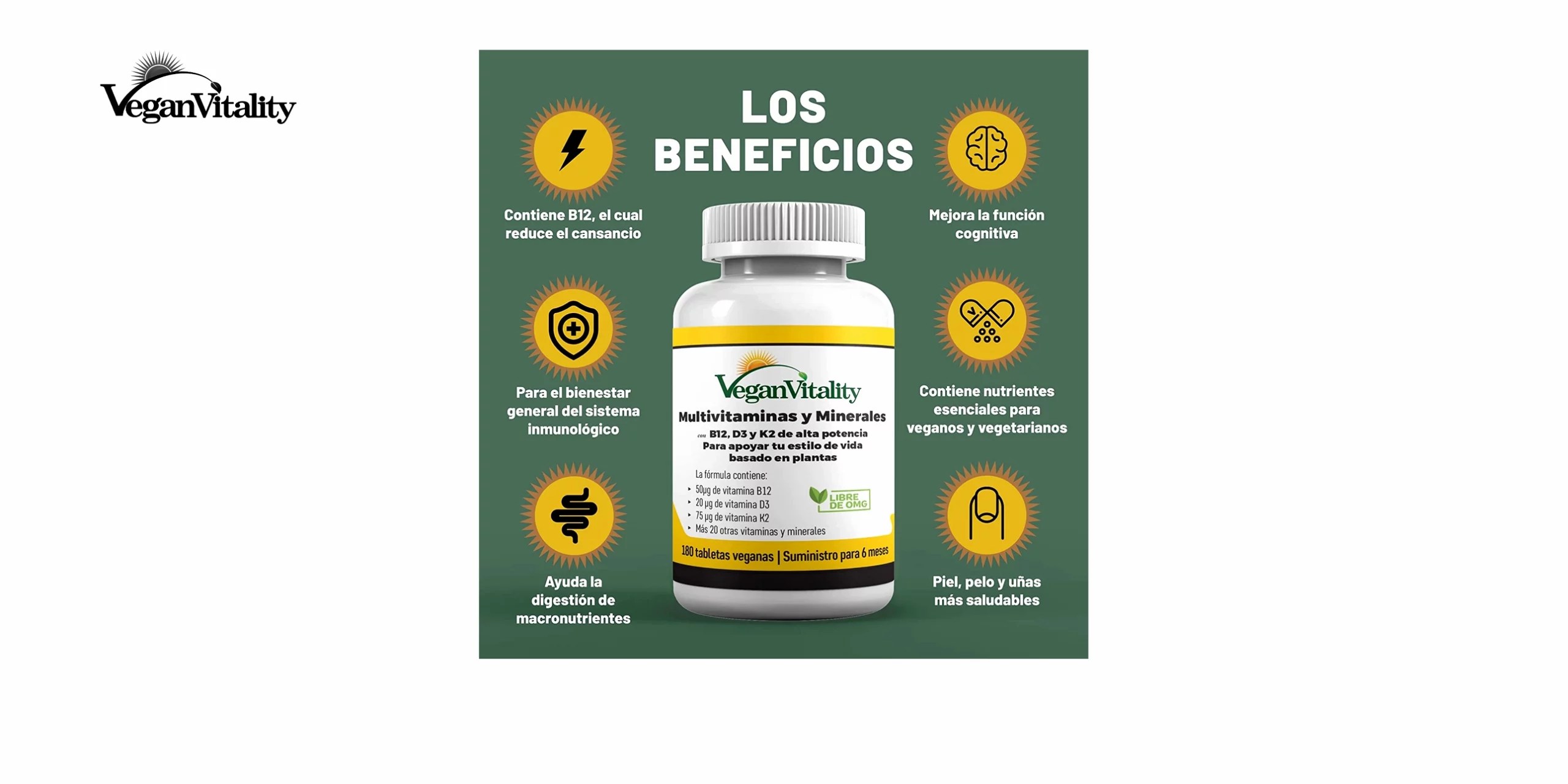 MULTIVITAMINICO VEGAN VITALITY