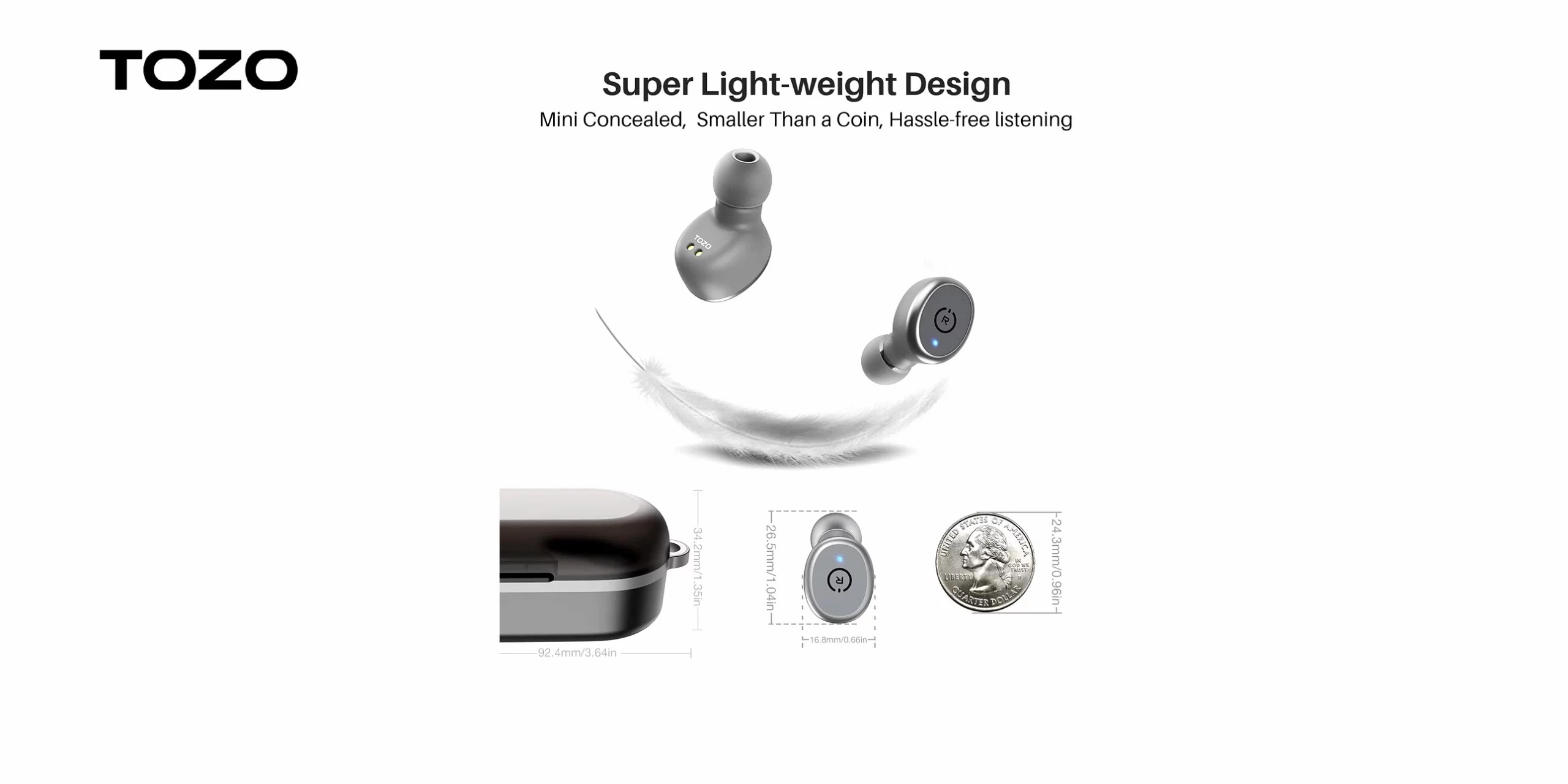 AURICULARES INALÁMBRICOS TOZO