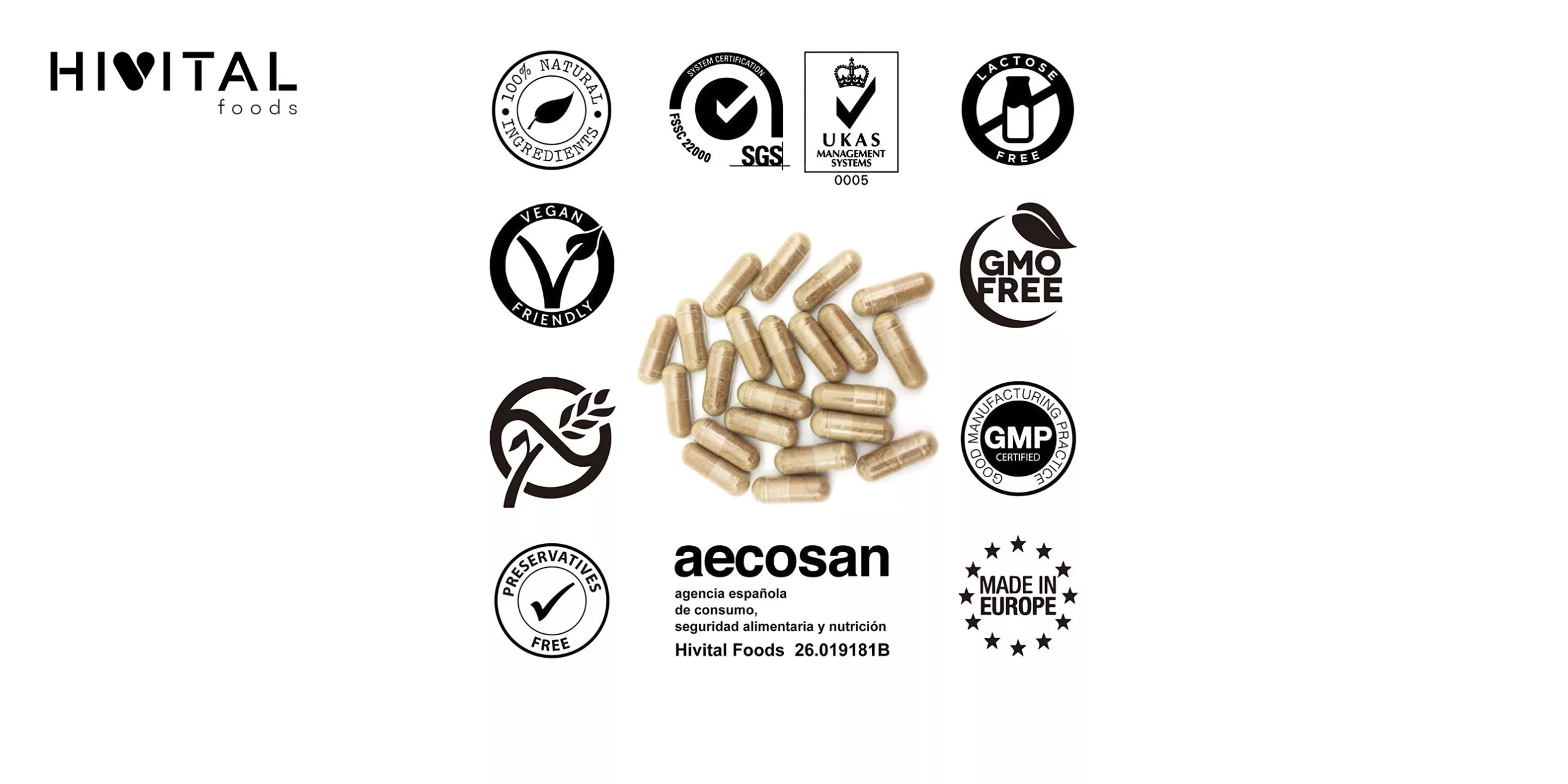 HIVITAL FOODS Tribulus Terrestris 2250 mg | 180 cápsulas veganas