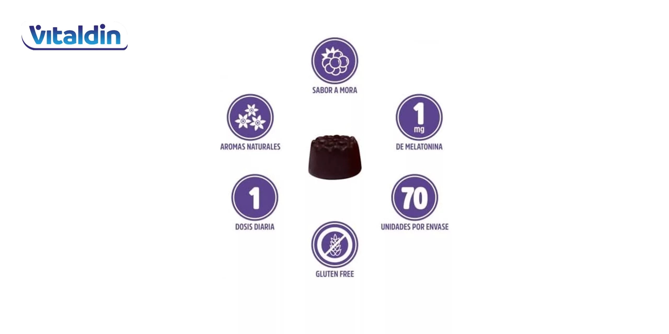 VITALDIN Melatonina gummies - 1 mg