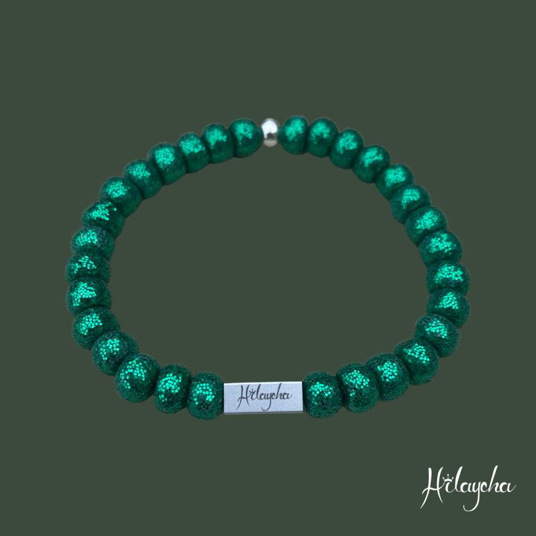 QFUPKTSU Bracelet de danse à paillettes avec clochette à paillettes, fleurs, pour écolier, enfants, spectacle, danse, accessoire de sport, bracelet cloche, taille unique, Acétate Acrylique, Crea