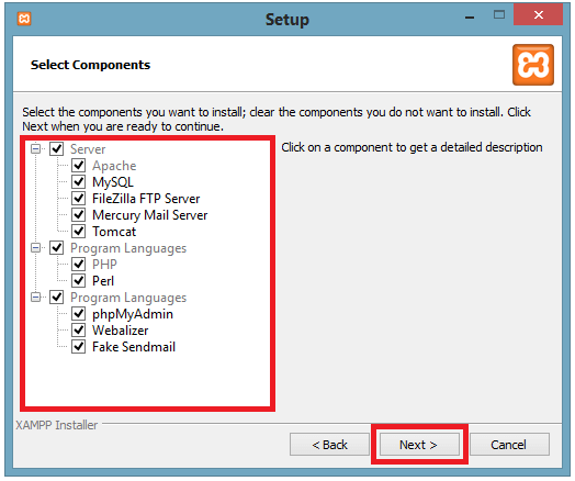 Component Selection In Xampp Installation by crackexam