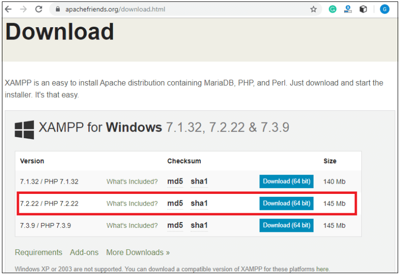 Xampp Main