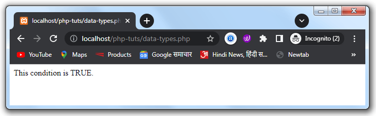 Learn Php Data Types Best Tutorial In Hindi 2 Boolean Data Type In Php