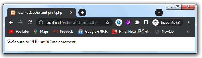 Php Comments And Types in Hindi Best Tutorial 3 php multi-line comments
