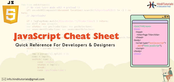 Javascript Cheat Sheet
