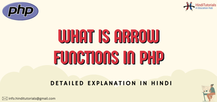 PHP Arrow Functions In Hindi By Hinditutorials