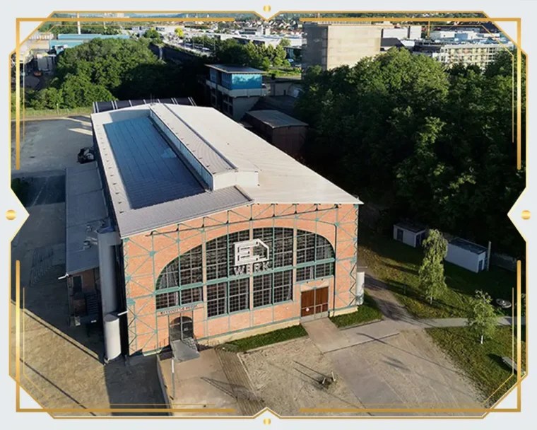 E-Werk Saarbrücken Luftansicht Location der Hiro Con Community und Nerd Convention Saar