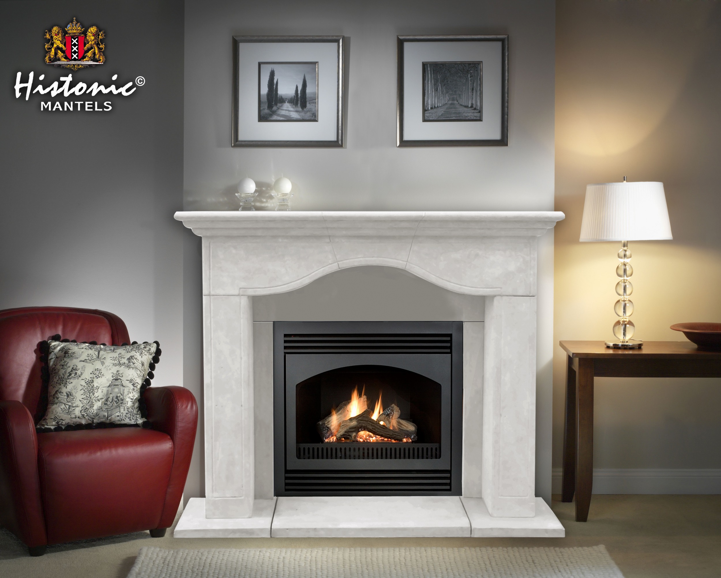 Chateau Marissa Mantel Display