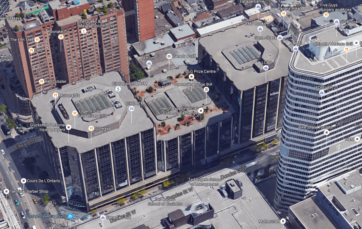 Atrium on Bay, more recently. Image: Google Maps.