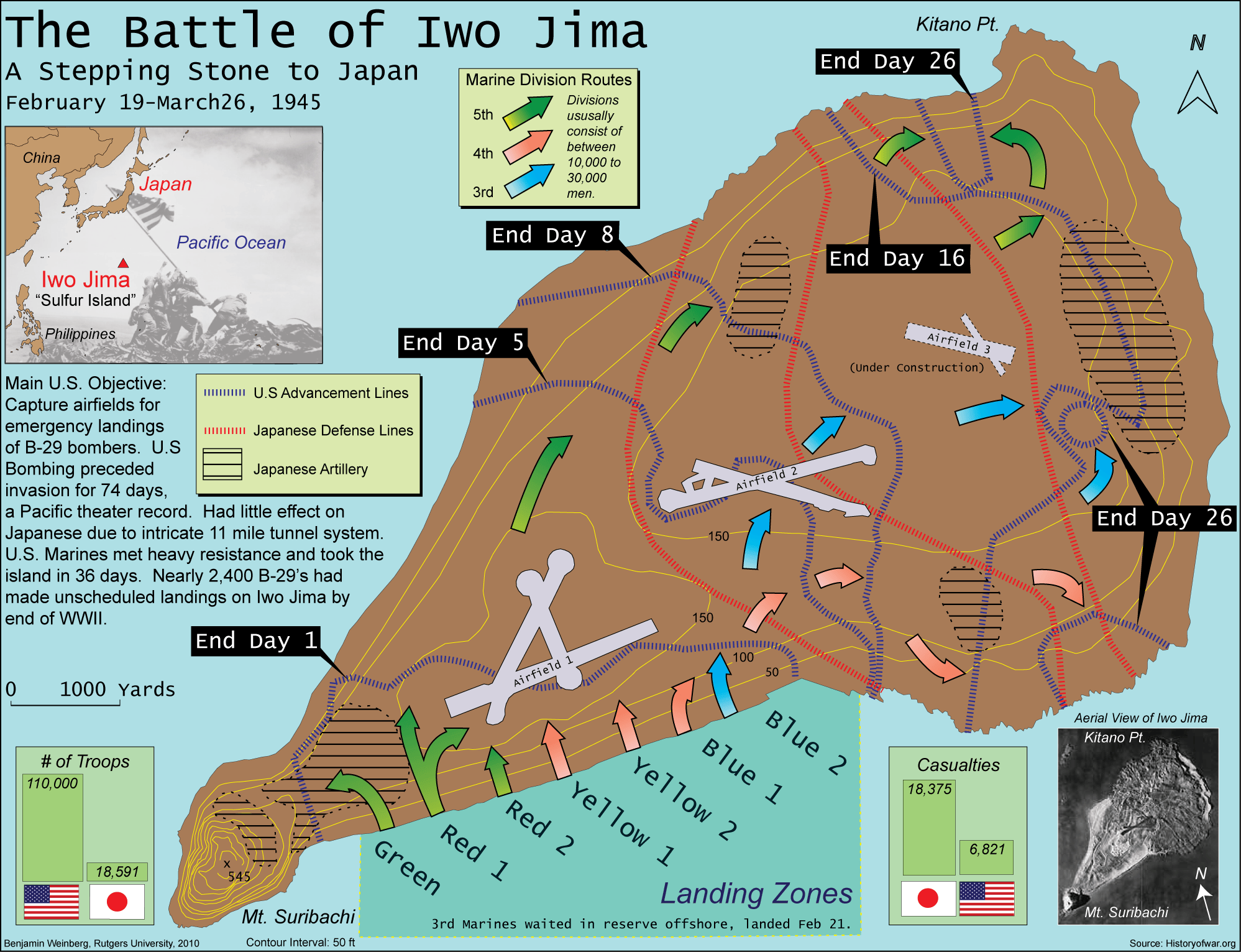 Iwo Jima Tunnels Episode 25 Map 