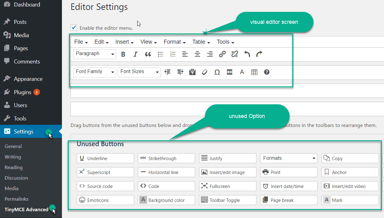 You can also edit blocks individually . Customize WordPress Post Editor Toolbar with TinyMCE Advanced