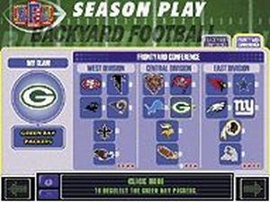 4 on 4 flag football plays. Backyard Football 1 PC CD create NFL players team plays