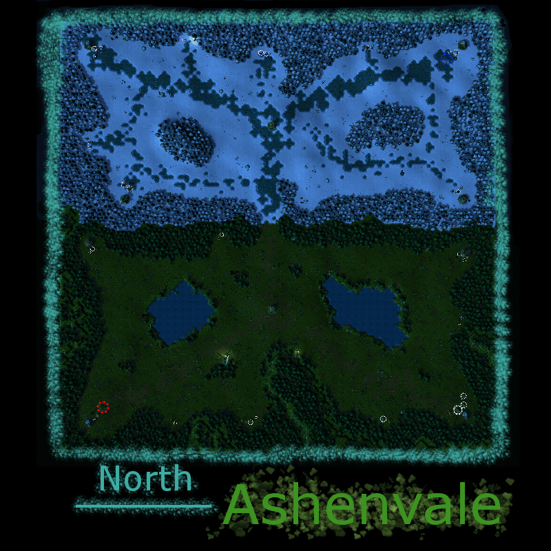 North Ashenvale MAP HIVE Full