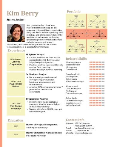 17 Infographic Resume Templates Free Download Hloom