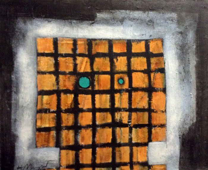 Conatined Gold H Margret Art