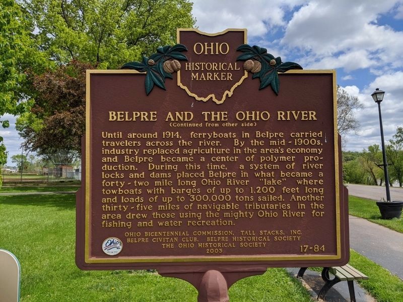 Belpre And The Ohio River Historical Marker Photo521073 