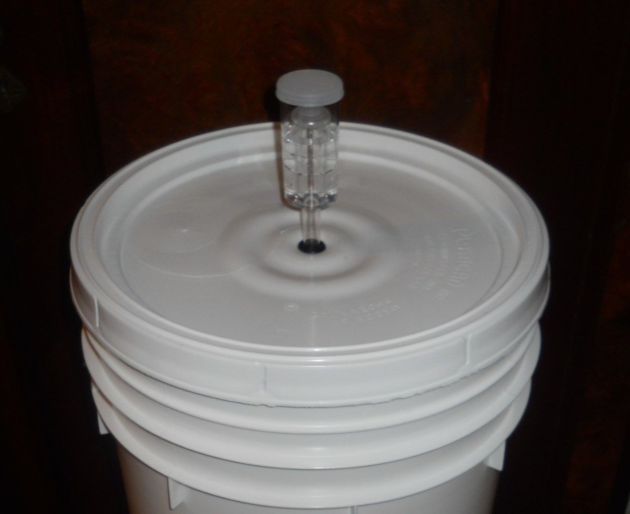 BUCKET LID With AIRTIGHT SEAL Drilled and Grommeted - Fits MOST Plastic  3-5-6 Gallon Plastic Bucket Pails - Hobby Homebrew