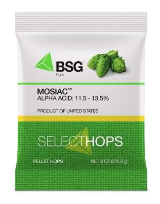 MOSAIC Hop Pellets BSG 8 Ounce Pack