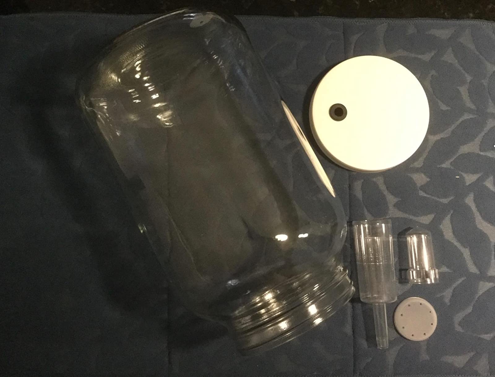 BUCKET LID With AIRTIGHT SEAL Drilled and Grommeted - Fits MOST Plastic  3-5-6 Gallon Plastic Bucket Pails - Hobby Homebrew