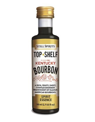 Still Spirits Top Shelf KENTUCKY BOURBON WHISKEY Flavoring Essence 50ml Makes 1.125L